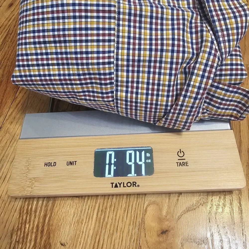 Banana Republic Camden Fit XL Supima Cotton Check Button Up Dress Shirt K359